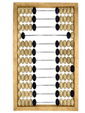 Boncuk (cross, üst v simetrik bir konuma sahip bir abaküs