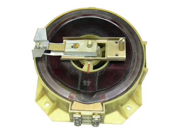 Un autotransforner de relación ajustable para 250 voltios 4 amperios (arriba-s — Foto de Stock