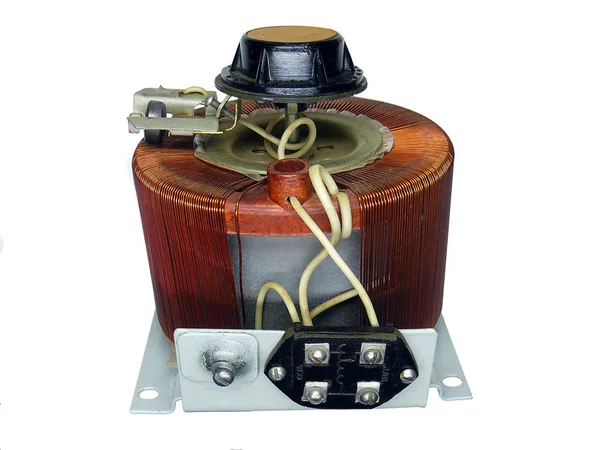240 volt 8 amper için bir laboratuvar ayarlanabilir oranlı ototransforner
