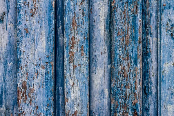 Τρίβονται Παλιά Μπλε Ξύλινο Τοίχο Μπορεί Χρησιμεύσει Φόντο Για Διάφορες — Φωτογραφία Αρχείου