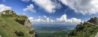 panoramik Vratna Vadisi Milli Park Mala Fatra, Slovakya