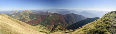 panoramik Vratna Vadisi Milli Park Mala Fatra, Slovakya