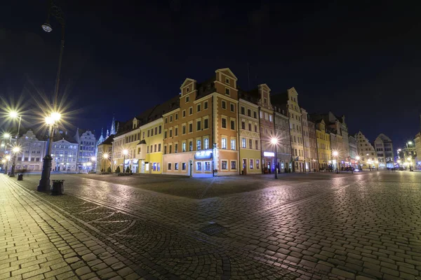 Вид Історичний Центр Міста Міста Вроцлав Польща — стокове фото
