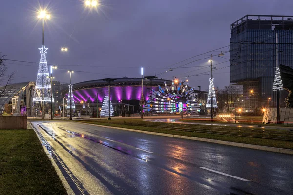 Довго Впливу Погляд Старі Європейські Міста — стокове фото