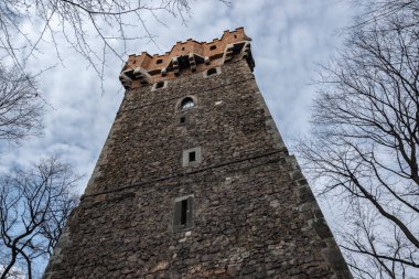 Cieszyn Piast kulesinin alt görünümü, Polonya