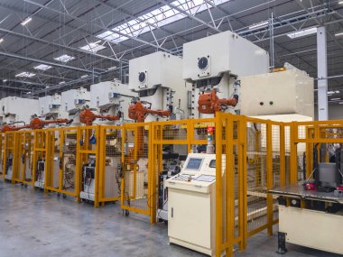endüstriyel üretimde otomatik üretim hattı