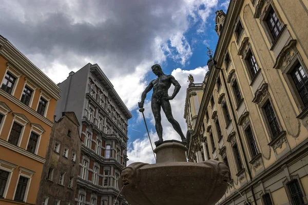 A local landmark against a cloudy sky