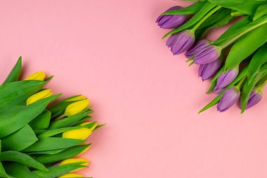 Masaüstü işyeri tasarımcı, sanatçı Üstten Görünüm 