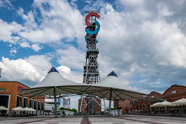 Katowice Slask Pologne Mai 2019 Ancienne Mine Maintenant Complexe Commercial — Photo