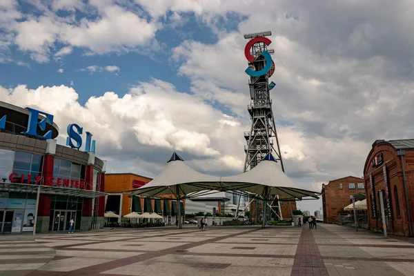 Катовіце Slask Польща Травня 2019 Колишня Шахта Нині Сучасний Торговий — стокове фото