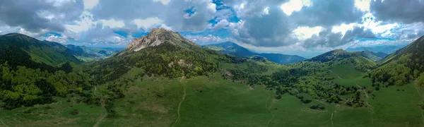 Μεγάλη Κορυφή Rozsutec Μικρή Fatra Σλοβακική Δημοκρατία Πανόραμα Εναέρια Θέα — Φωτογραφία Αρχείου