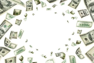 Dolar işareti. Amerikan parası. Nakit arka plan, biz fatura. Para fal