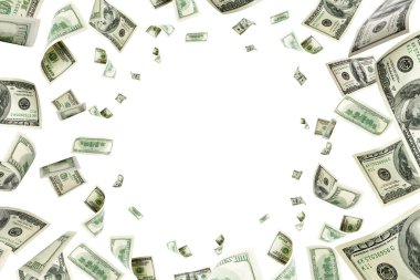 Para geçmişi. Amerika'nın 100 doları. Usd nakit para fal