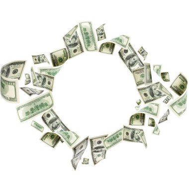 Dolar işareti. Amerikan parası. Nakit arka plan, biz fatura. Para fal