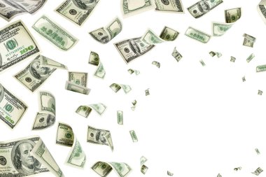 Dolar işareti. Amerikan parası. Nakit arka plan, biz fatura. Para fal