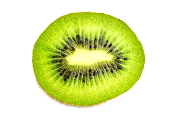 Une part de kiwi. Kiwi vert juteux. Fruits frais biologiques — Photo