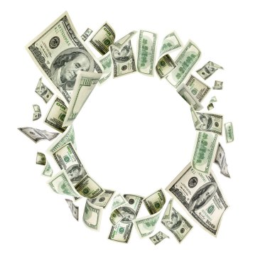 Para geçmişi. Amerika'nın 100 doları. Usd nakit para fal