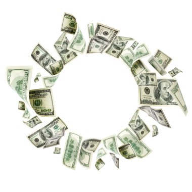 Dolar işareti. Amerikan parası. Nakit arka plan, biz fatura. Para fal