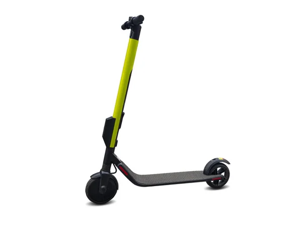 Electric kick modern Scooter isolerad på vit bakgrund. Eco alternativ transportkoncept. — Stockfoto