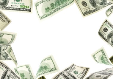 Dolar faturası. Washington Amerikan parası. Usd para arka plan. Pzt