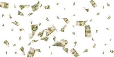US Yuan faturası. Başkan Mao, Mao Zedong Çin parası. Düşen Renminbi para arkaplanı