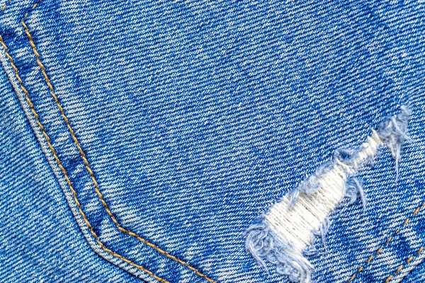 Джинсова текстура. Синій джинсовий текстильний візерунок крупним планом. Індиго-клат — стокове фото