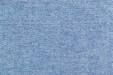 Mavi arkaplan deseni yakın görüntüde. Moda kumaşı için kot pantolon dokusu ve fotokopi alanı. Kumaş kumaş tekstil.