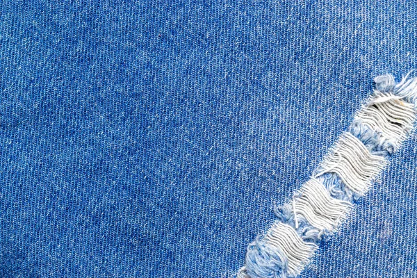 Джинсова текстура. Синій джинсовий текстильний візерунок з місцем для копіювання для тла моди матеріалу. Тканина індиго крупним планом — стокове фото