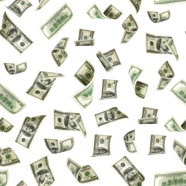 Dollar Seamless Money Background One Hundred Dollars America Usd Cash — Stock Photo, Image