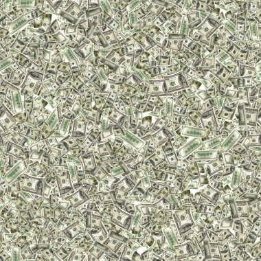 Kusursuz 100 Para yığını. Amerika 'nın yüz doları. Düşen para izole edilmiş, faturalar beyaz arka plan