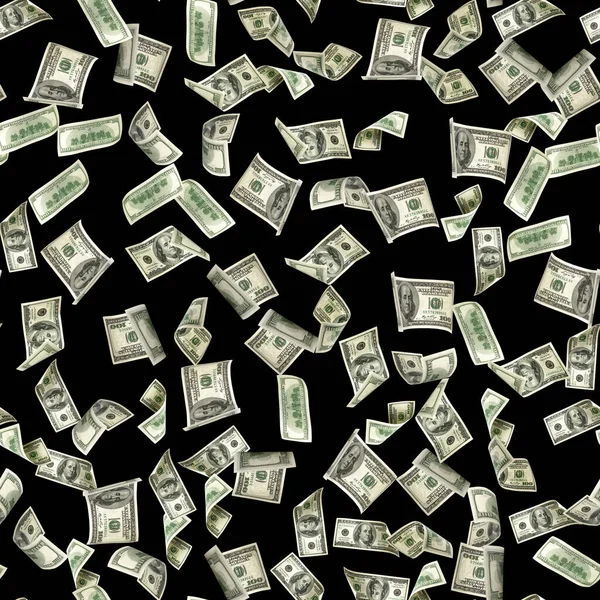 Siyahta izole edilmiş kusursuz para kalıbı. Amerikan parası. Washington Amerikan parası, Amerikan geçmişi.