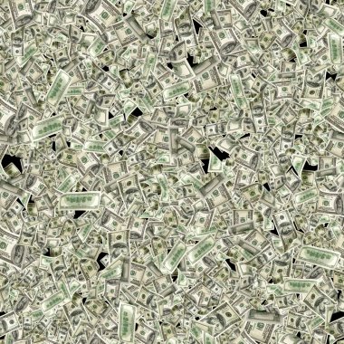 Kusursuz para geçmişi. Bir dolarlık banknot. Washington Amerikan parası. Kullanıcı parası siyah arkaplanda izole edildi