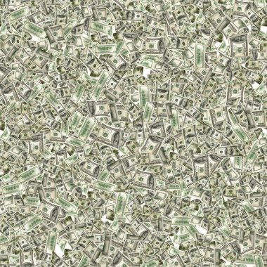 Dolarsız para geçmişi. Amerika 'nın yüz doları. Kullanıcı parası beyaza izole edildi