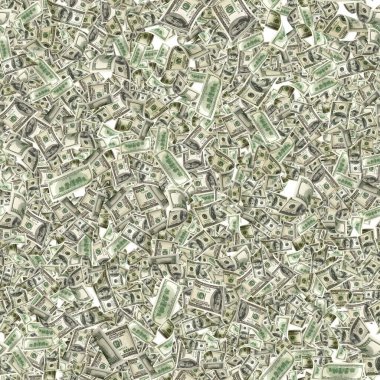 Kusursuz para geçmişi. Bir dolarlık banknot. Washington Amerikan parası. Kullanıcı parası beyaz arkaplanda izole edildi