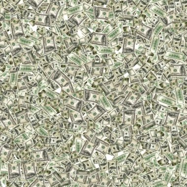 Kusursuz para geçmişi. Bir dolarlık banknot. Washington Amerikan parası. Kullanıcı parası beyaz arkaplanda izole edildi