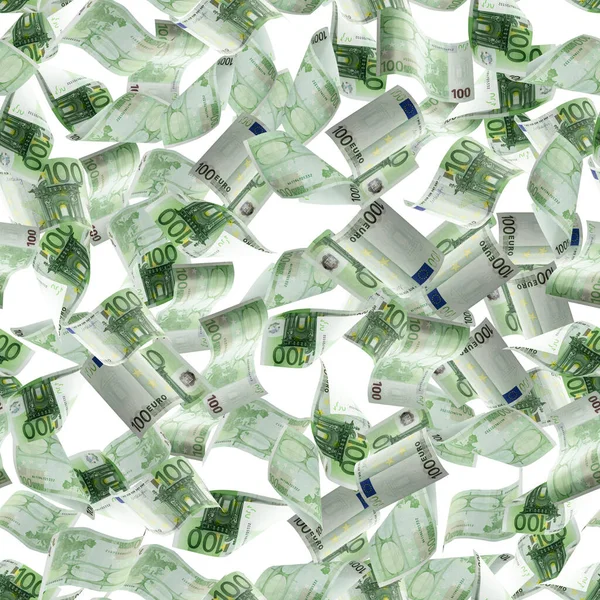 Geld Das Nahtlos Fällt Banknote Fällt Isolierte Texturen Auf Weißem — Stockfoto
