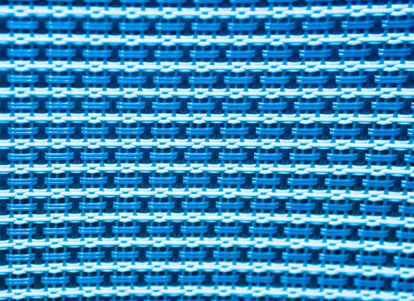 Blue and white knit plastic texture pattern background. Canvas