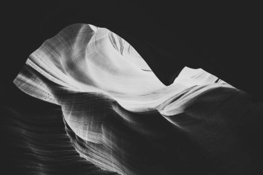 Antilop Kanyonu sayfa, Arizona yakınlarında, dalga çöl oluşumu.