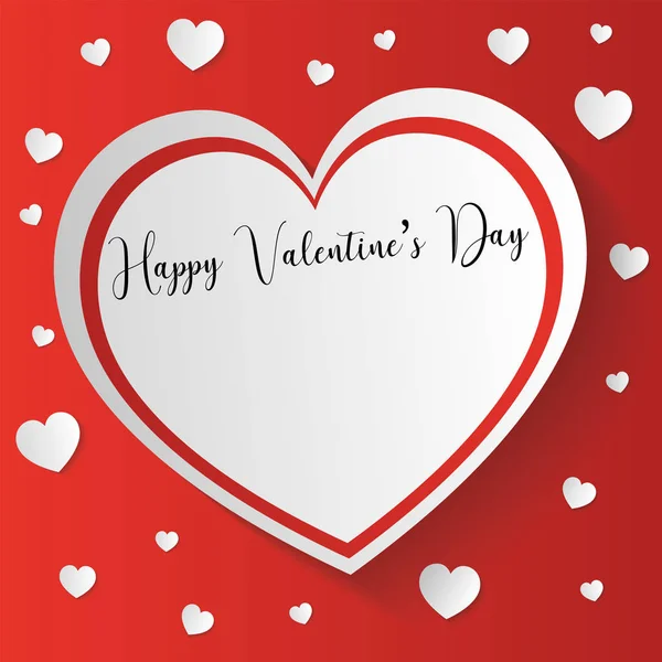 San Valentine\'s Day card with space for text for write love card