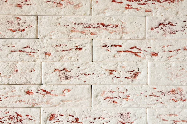 Dekoratif tuğla duvarın bir parçası yapılan.