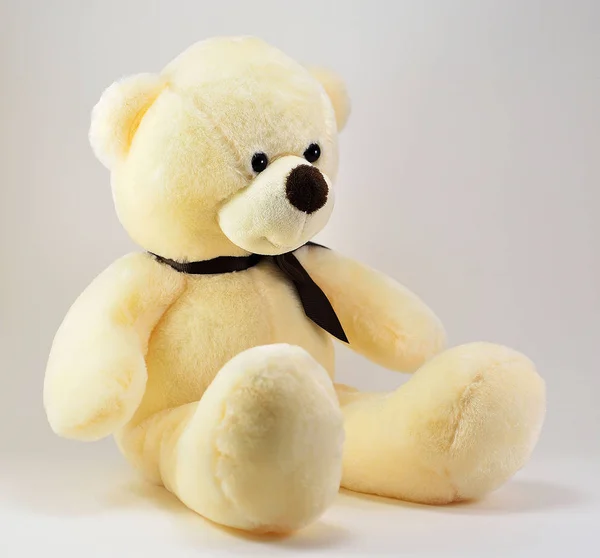 Speelgoed teddybeer geïsoleerd op witte achtergrond — Stockfoto