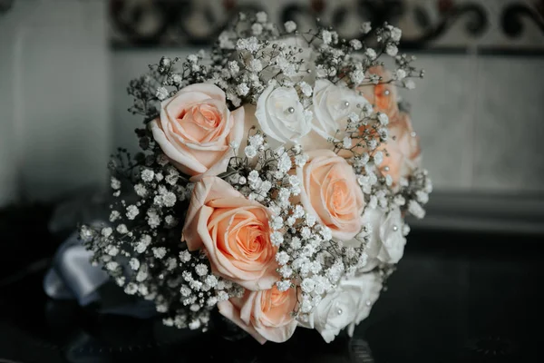 Bouquet Nupcial Buquê Casamento — Fotografia de Stock