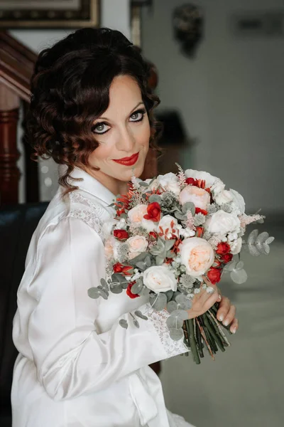 Sabah kadının küçük özel odası tarzında gelinin.