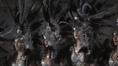 Guardamar, Costa Blanca, İspanya - 20 Temmuz 2019: The Moors and Christian şenlikleri Sant Jaume onuruna.