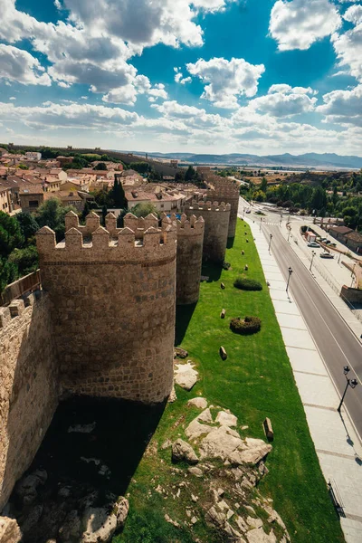 Avila, Castiglia e Leon, Spagna. Castello medievale di Avila dall'interno. — Foto Stock