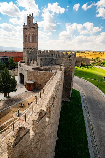 Avila, Castile and Leon, Spain. Medieval Avila Castle from inside. — Stock Photo, Image
