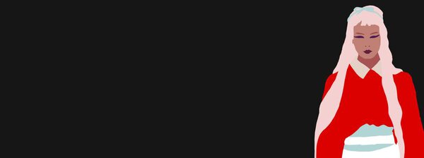 Модная баннерная модель афро-американского происхождения. Модное женское происхождение
