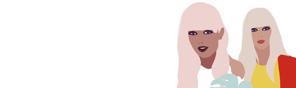 Модная баннерная модель афро-американского происхождения. Модное женское происхождение
