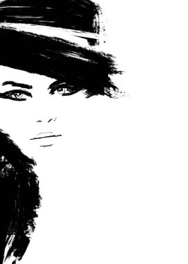 Metin için kopya alanı ile moda afiş veya arka plan