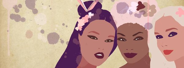 модная иллюстрация рука, нарисованная для фона или баннера рекламы с высоким разрешением JPEG для обоев, плаката или печати
